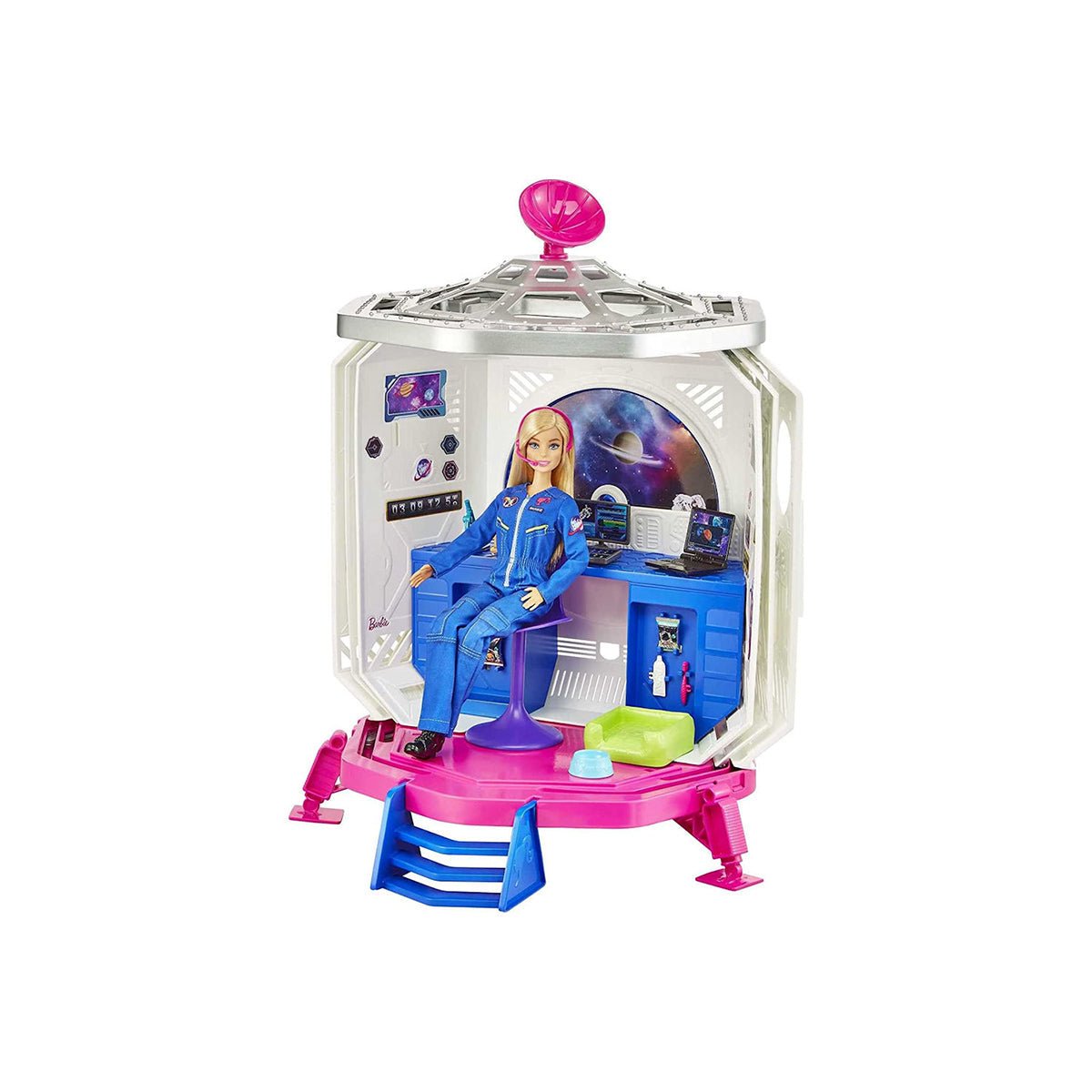 0-11-GXF27 Astronaut Space Discovery Work Station Playset With Puppy - Image 1