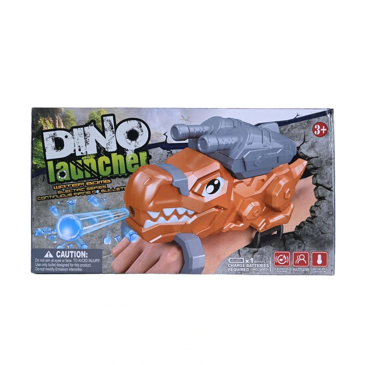0-14-YD7507_82f4ef00-6907-4f45-b2a2-413f61a85c87 Dino Launcher Water Blaster Toy - Image 1